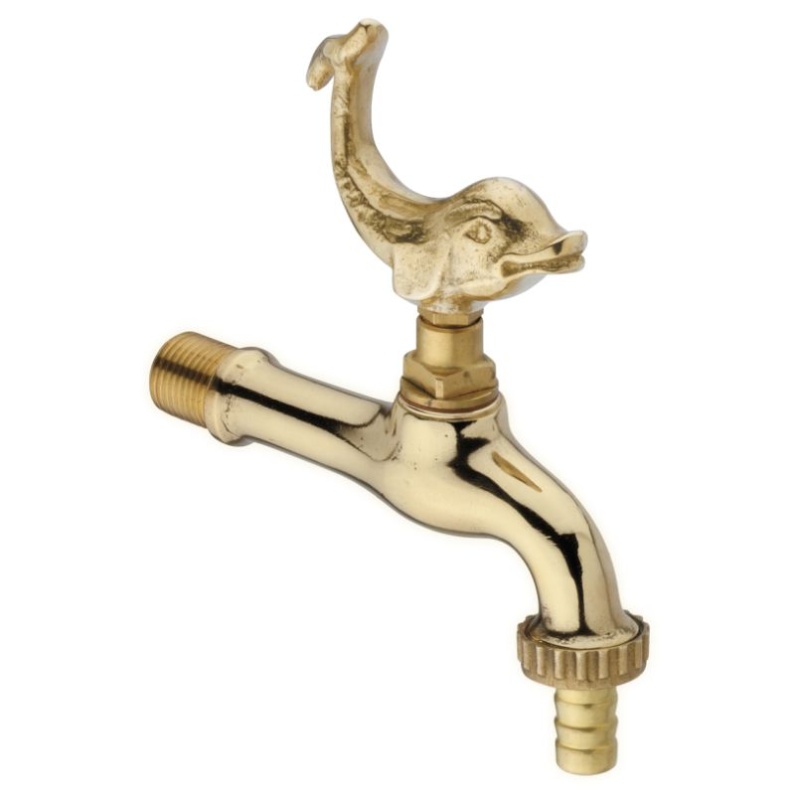 Italian Garden Dolphin Handle Hose Tap